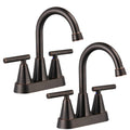 Cobbe Bathroom Faucets for Sink 3 Hole, 4 Inch with Pop Up Drain Cobbe
