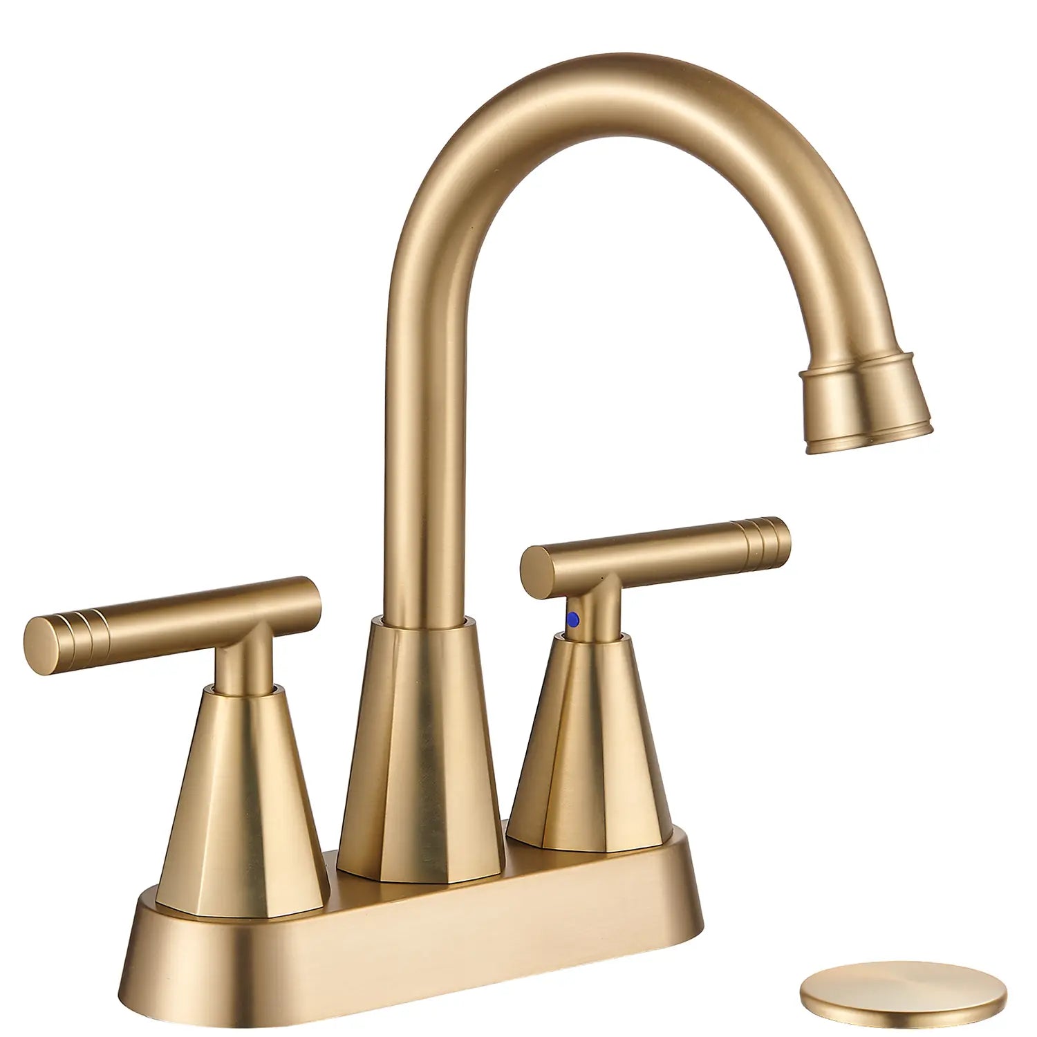 Cobbe Bathroom Faucets for Sink 3 Hole, 4 Inch with Pop Up Drain Cobbe