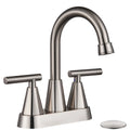 Cobbe Bathroom Faucets for Sink 3 Hole, 4 Inch with Pop Up Drain Cobbe