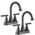 Cobbe Bathroom Faucets for Sink 3 Hole, 4 Inch with Pop Up Drain Cobbe