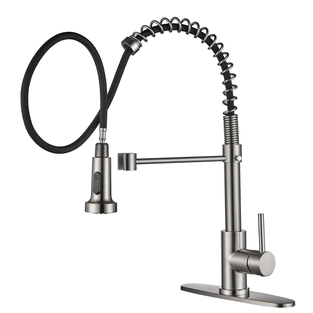 Cobbe Spring Kitchen Faucets with Pull Down Sprayer Cobbe
