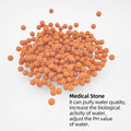Cobbe Replacement Shower Head Beads,90g Shower Filter Stone Beads,Mineral Stone Balls for Water Filtration,for Filtered Shower Head (Orange Gray White) Cobbe