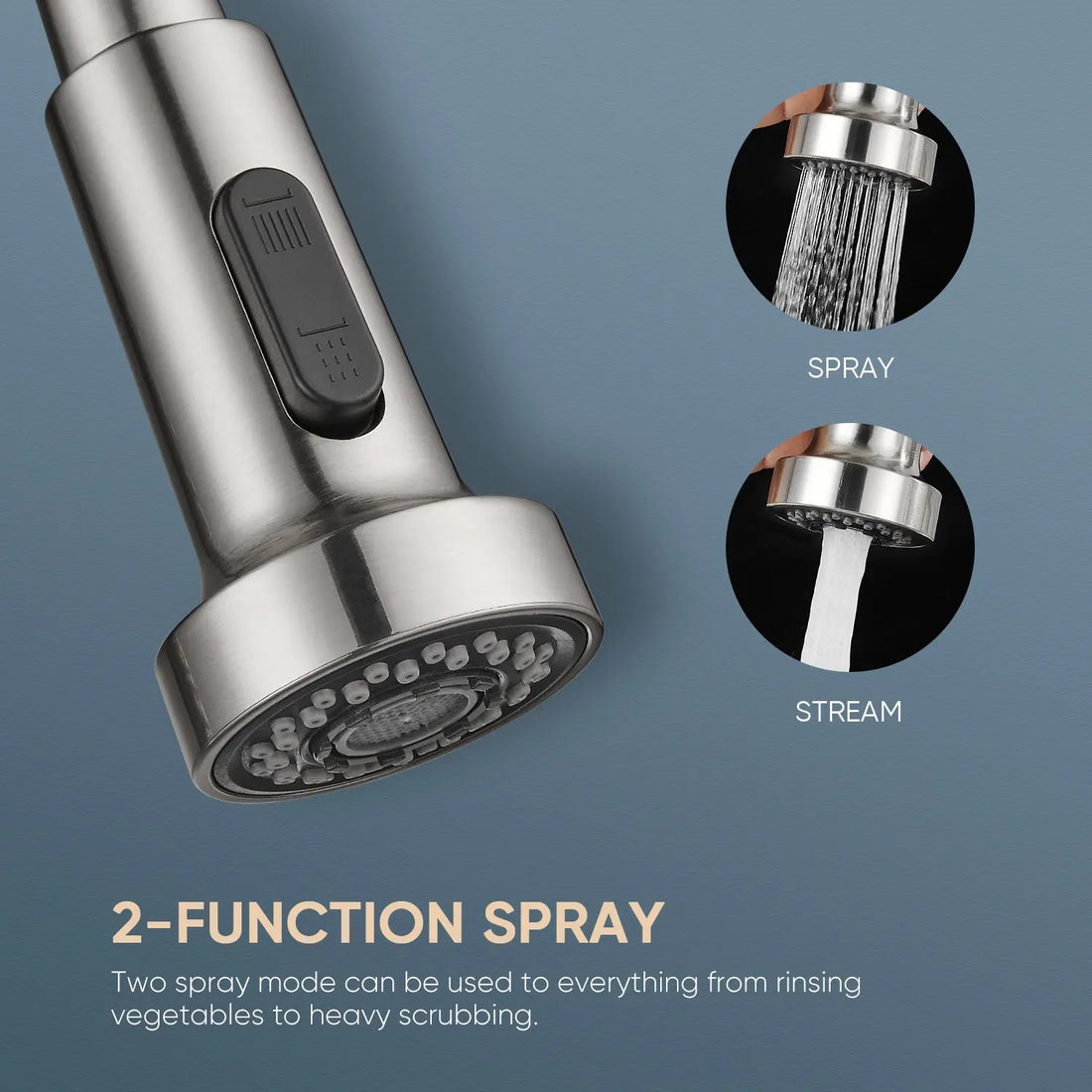 Cobbe Kitchen Faucets with Pull Out Sprayer Cobbe