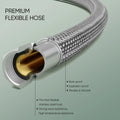Cobbe Bathroom Faucets for Sink 3 Hole, 4 Inch with Pop Up Drain Cobbe