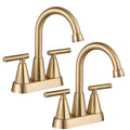 Cobbe Bathroom Faucets for Sink 3 Hole, 4 Inch with Pop Up Drain Cobbe