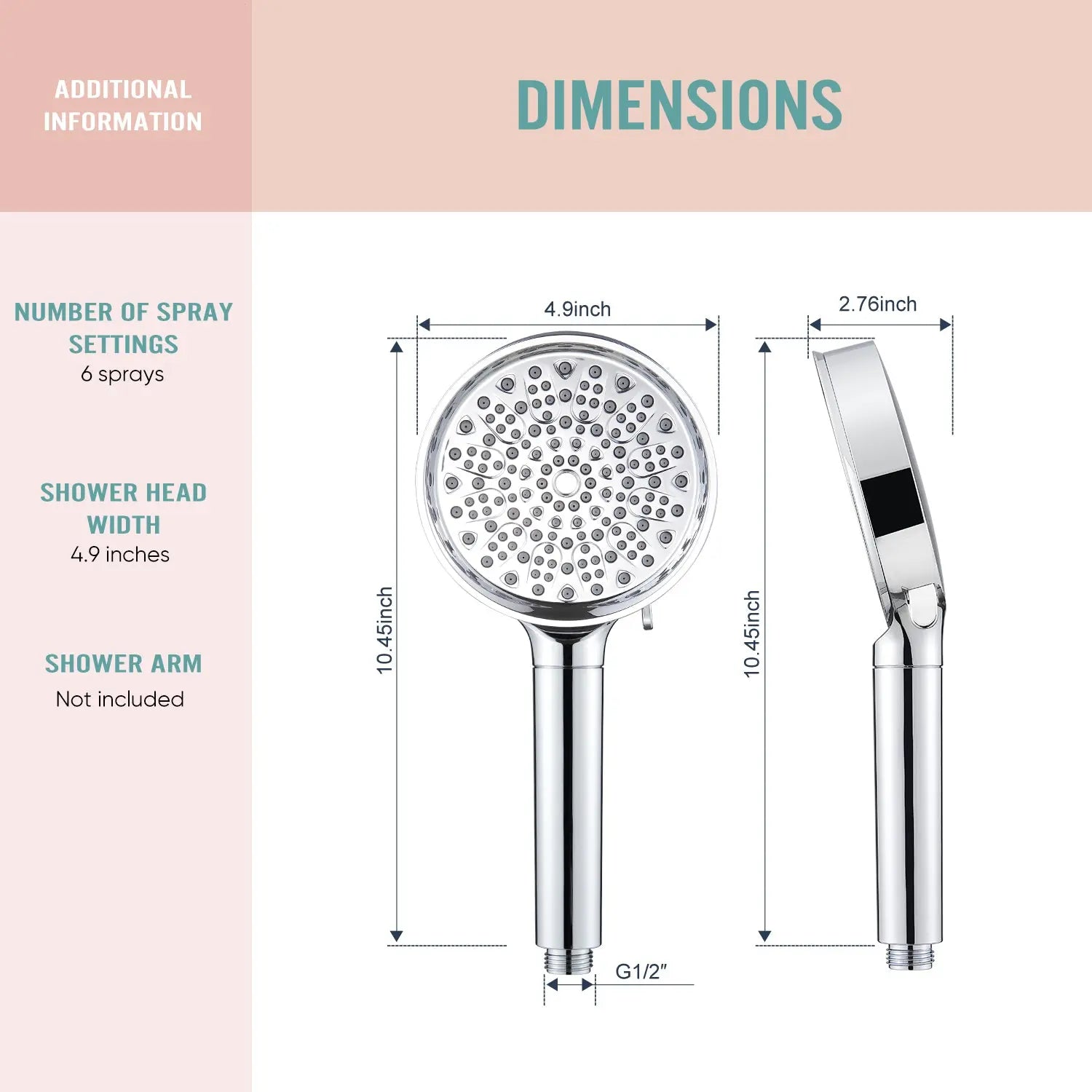 Cobbe Filtered Shower Head for Hard Water, Filters Over 99% Of Chlorine Cobbe