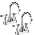 Cobbe Bathroom Faucets for Sink 3 Hole, 4 Inch with Pop Up Drain Cobbe