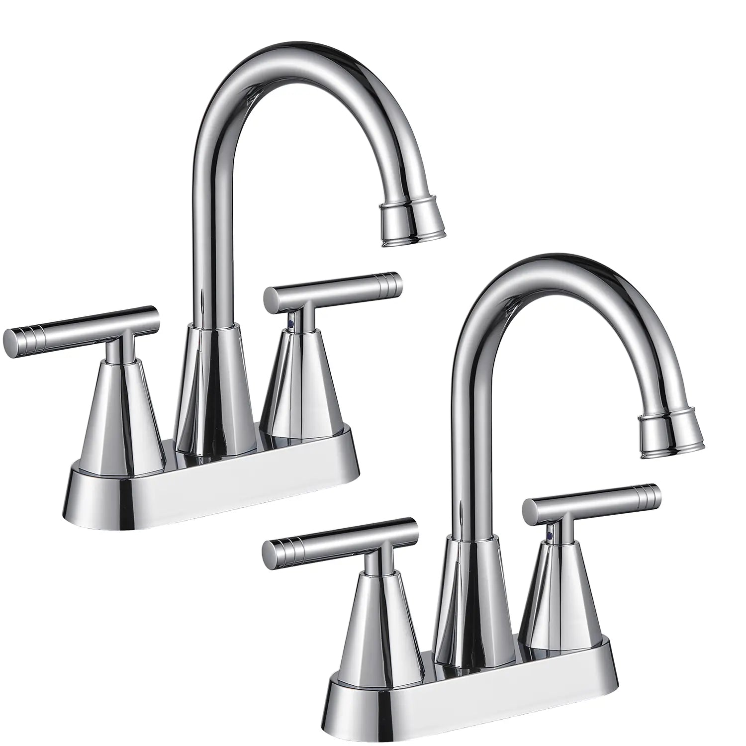 Cobbe Bathroom Faucets for Sink 3 Hole, 4 Inch with Pop Up Drain Cobbe