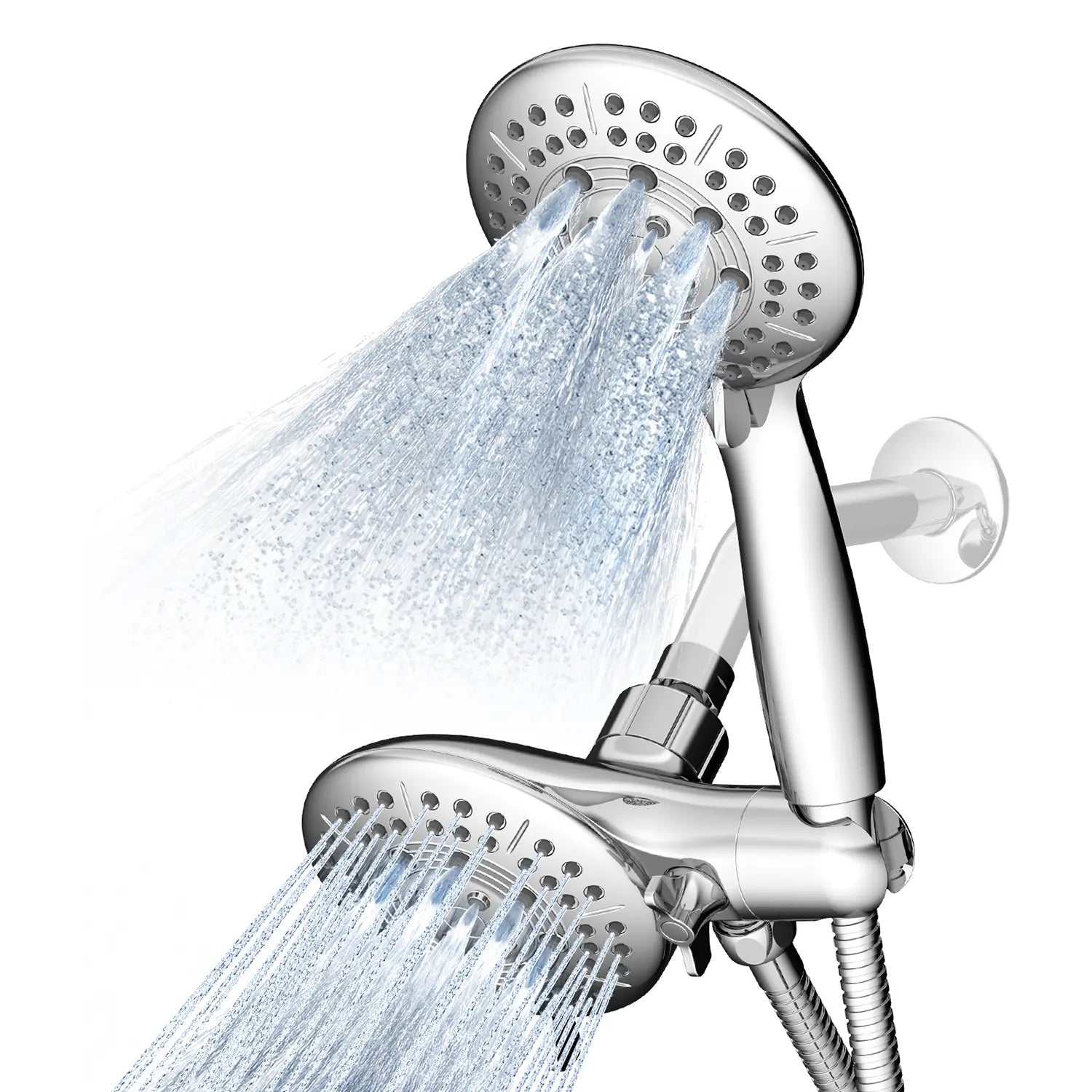 Cobbe Dual 2 in 1 shower head 48-Setting with hose Cobbe