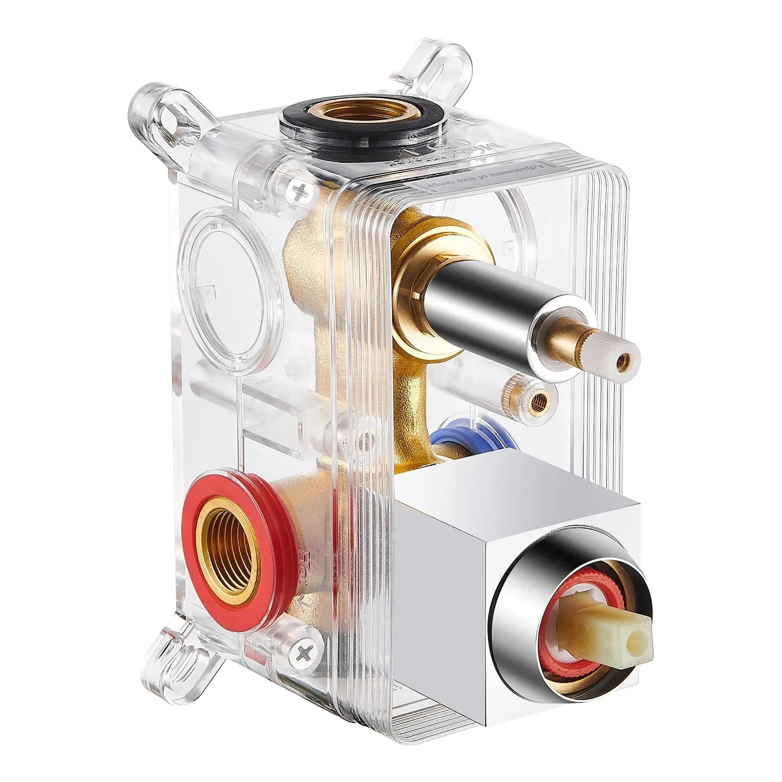 Shower Valve Core with Pressure Balancing Valve Chrome Cobbe official