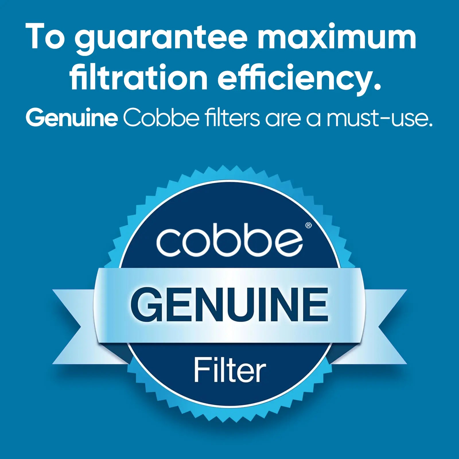 Cobbe CF1101 Shower Head Filter Replacement (Cobbe Handheld Showerhead Compatible) Cobbe