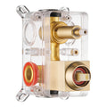 Shower Valve Core with Pressure Balancing Valve Model Brushed Gold Cobbe official