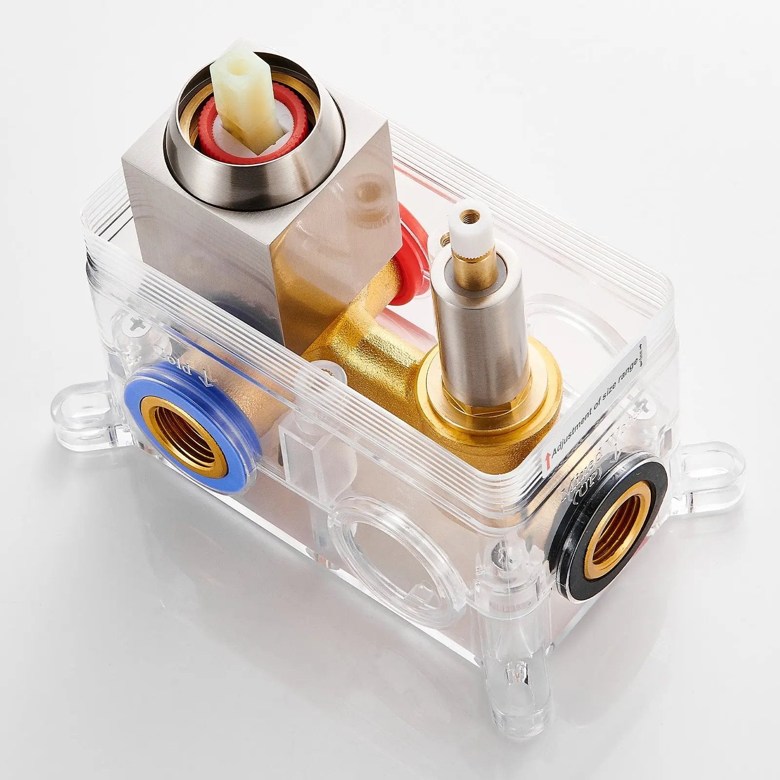 Shower Valve Core with Pressure Balancing Valve Brushed Nickel Cobbe official