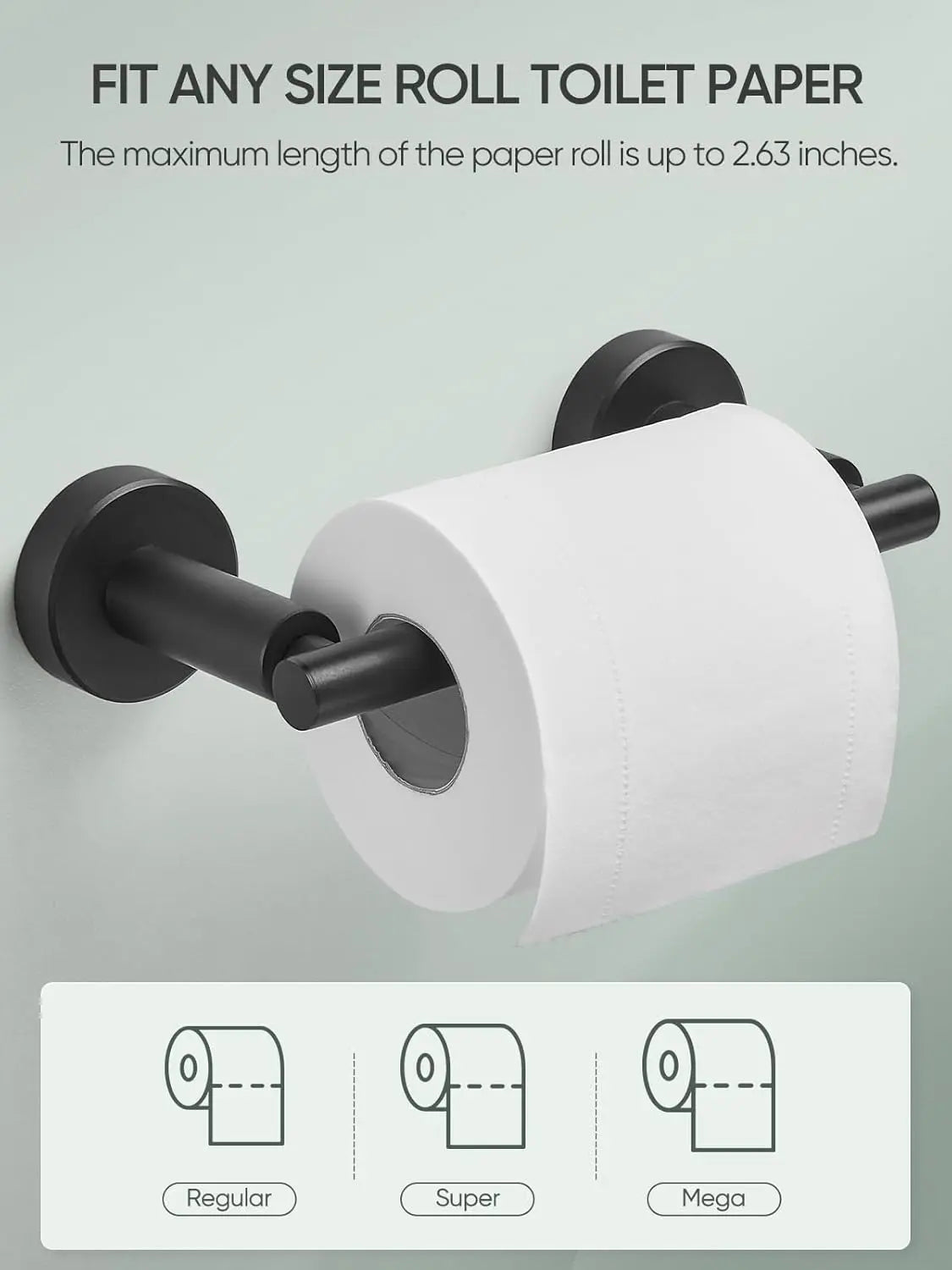 Cobbe Bathroom Toiler Paper Holder Wall Mount