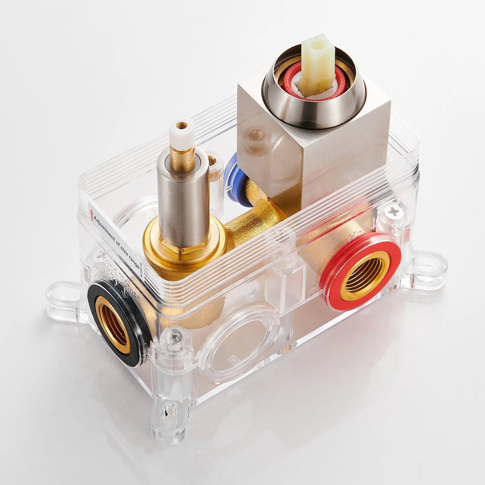 Shower Valve Core with Pressure Balancing Valve Brushed Nickel Cobbe official