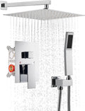 Cobbe Shower System,Shower Faucets Sets Complete,Shower System,10 inches Rainfall Shower Head with Handheld, Shower Faucet Set for Bathroom Rough-in Valve Body and Trim Included Cobbe