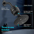 Cobbe 6-Setting High Pressure Filtered Shower Head Combo, Detachable Rain Shower Head with 20 Stage Shower Head Filter for Hard Water - Remove Chlorine and Harmful Substances Cobbe official