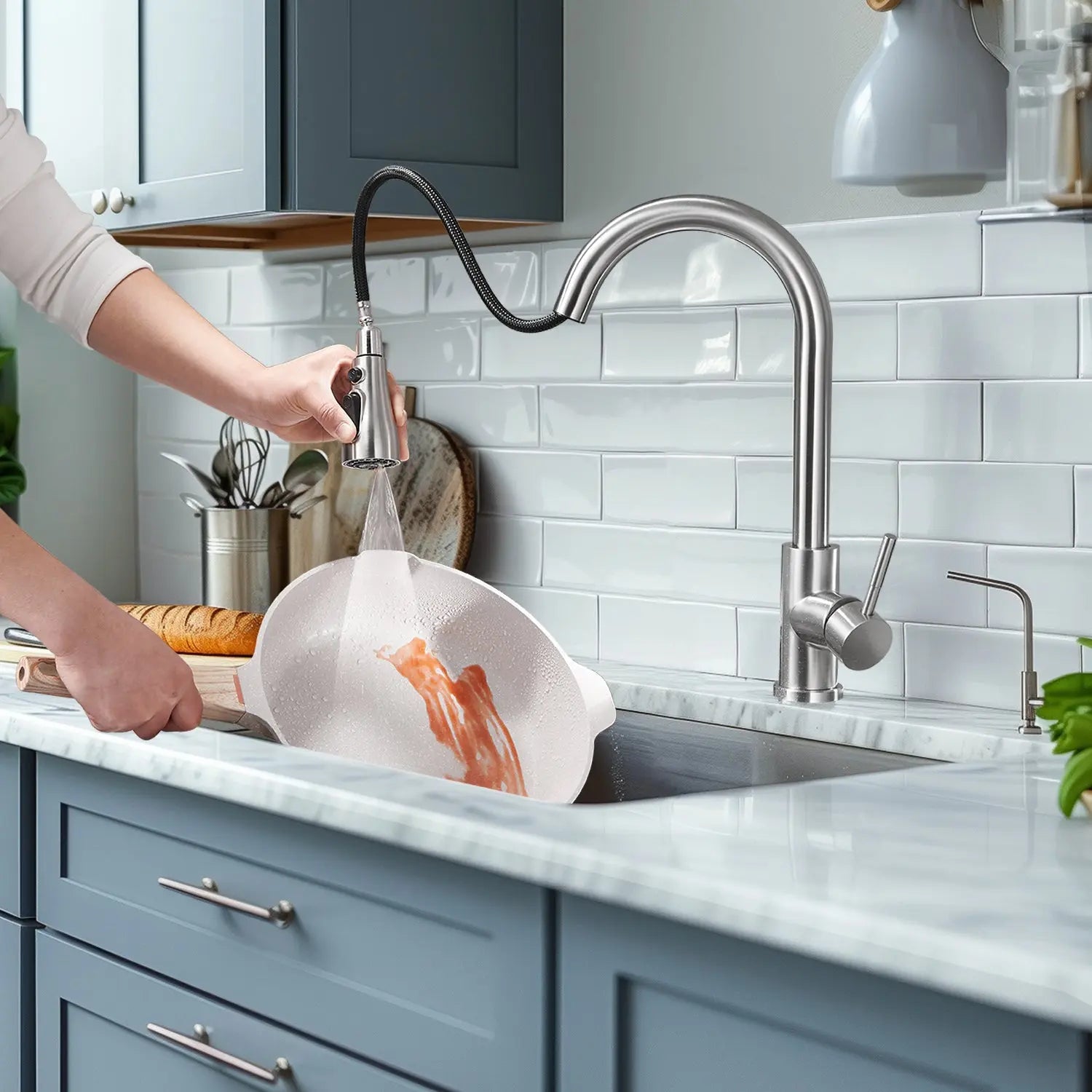 Cobbe Kitchen Faucet Sprayer Head Replacement Cobbe