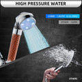 Cobbe Filtered LED Shower Head with Handheld, Color Changing, High Pressure Shower Head with Filter, Water Saving Spray Handheld Showerheads with Hose and Base for Dry Skin & Hair Cobbe