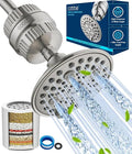 Cobbe 6-Setting High Pressure Filtered Shower Head Combo, Detachable Rain Shower Head with 20 Stage Shower Head Filter for Hard Water - Remove Chlorine and Harmful Substances Cobbe official