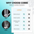 Cobbe Filtered Handheld Showerhead with 9 Spray Modes - Hard Water Filter Removes Chlorine & Impurities Cobbe