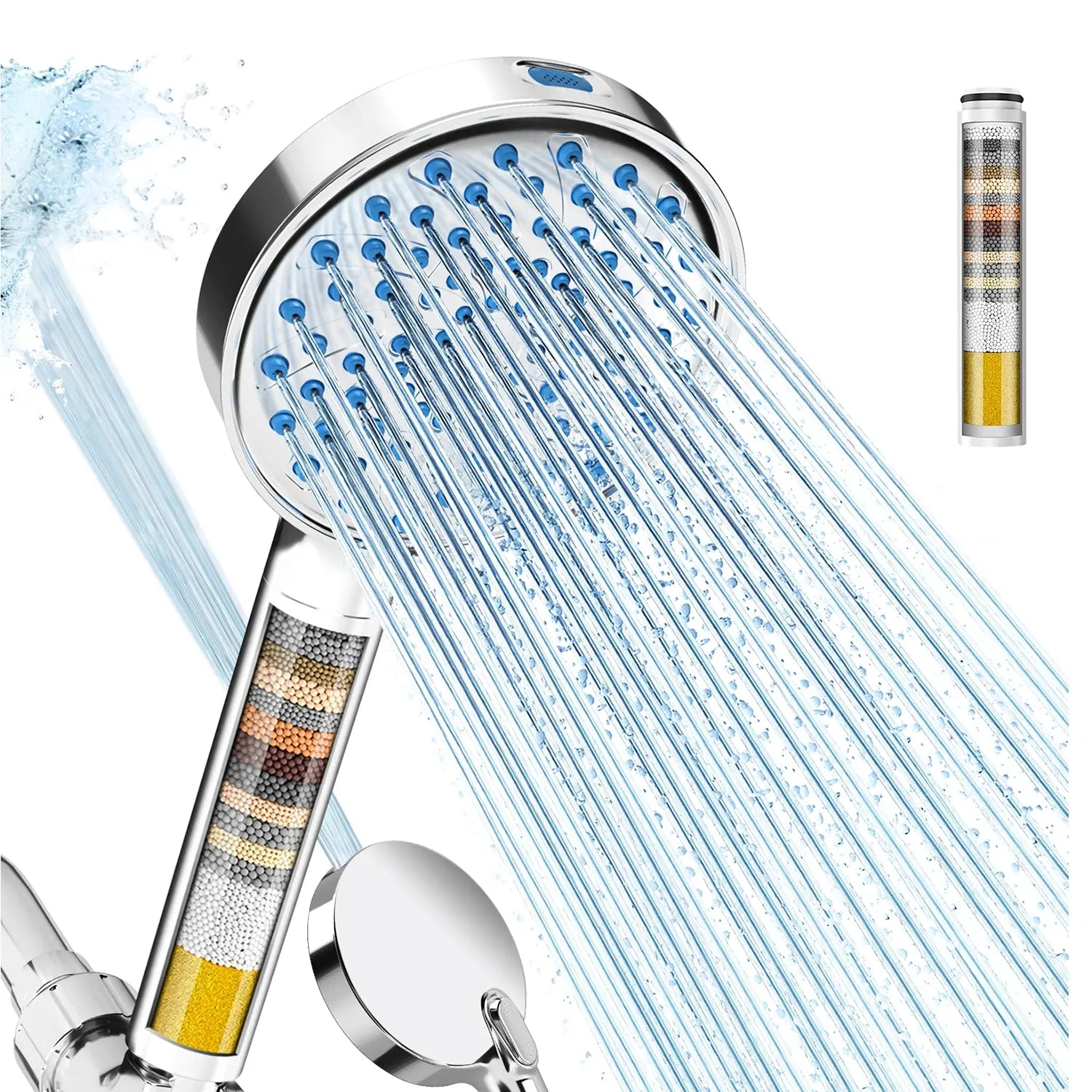 Cobbe Filtered Shower Head with Handheld, 7-mode High Pressure, Removes Chlorine & Hard Water Cobbe